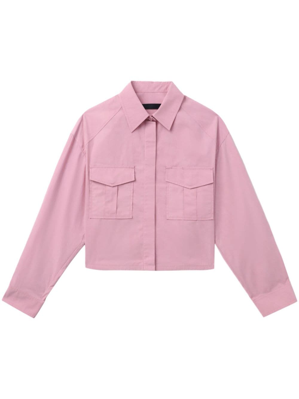 Juun.J cropped shirt jacket - Pink von Juun.J
