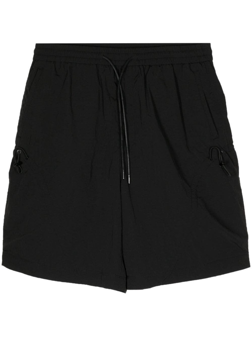 Juun.J drawstring-waist track shorts - Black von Juun.J