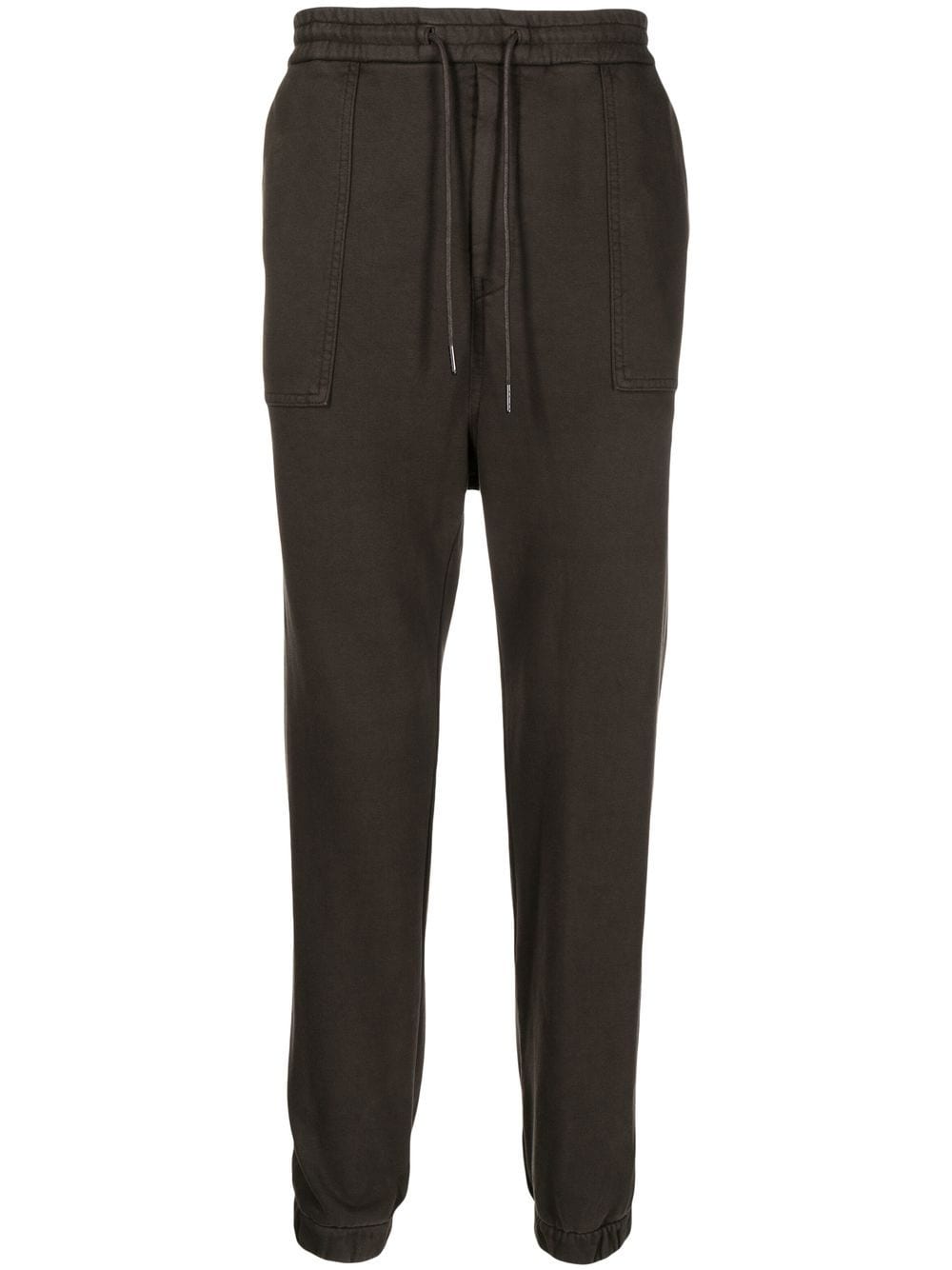 Juun.J elasticated-waist cotton track pants - Brown von Juun.J