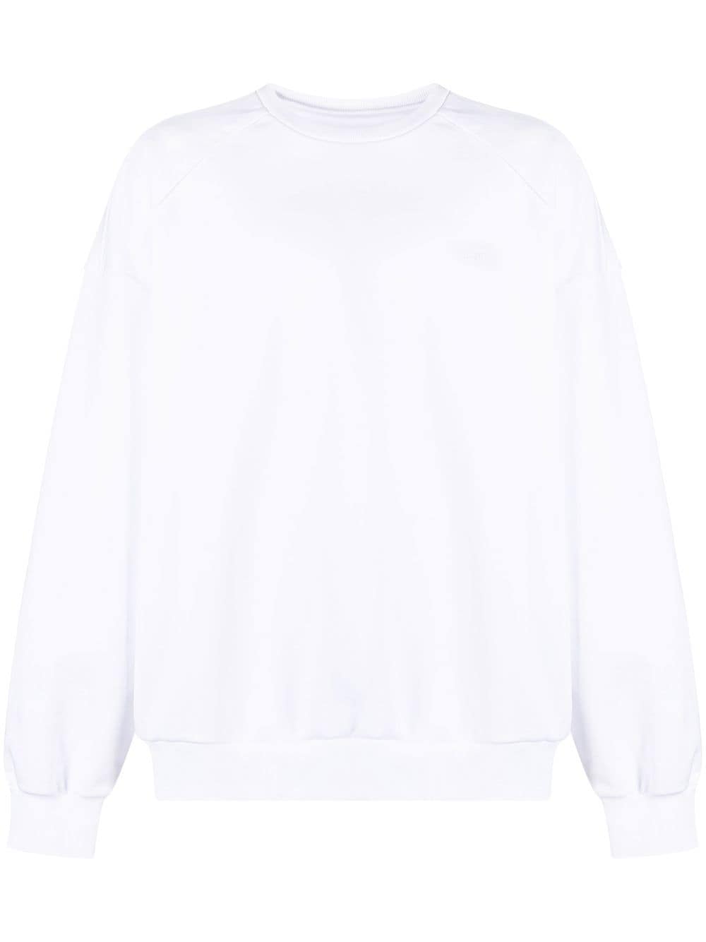 Juun.J graphic-print logo-embroidered sweatshirt - White von Juun.J
