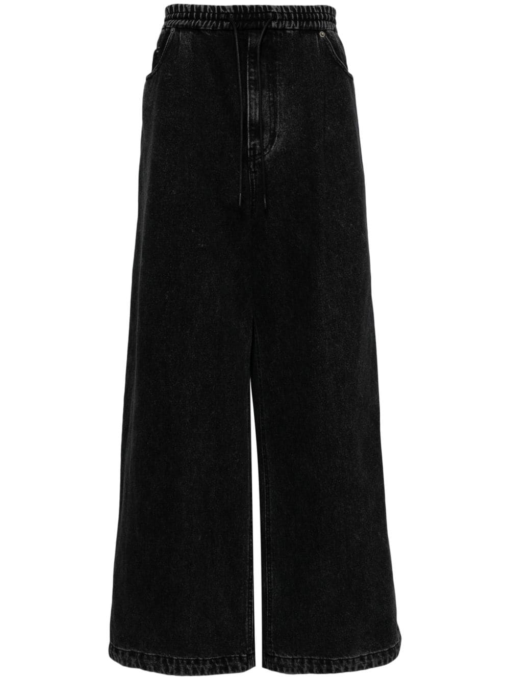 Juun.J mid-rise wide-leg jeans - Black von Juun.J