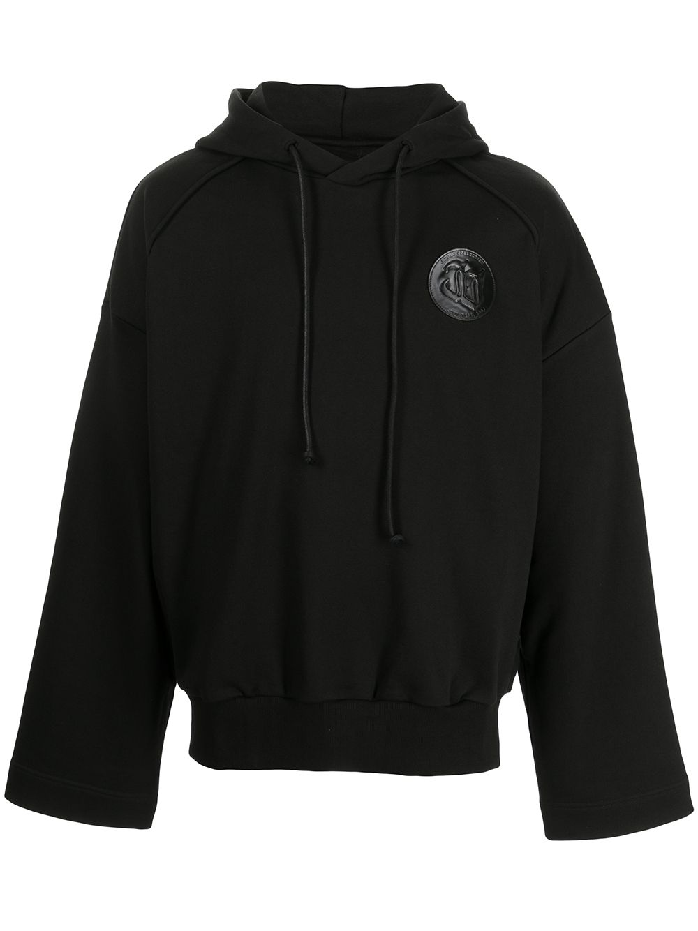 Juun.J oversize cotton hoodie - Black von Juun.J