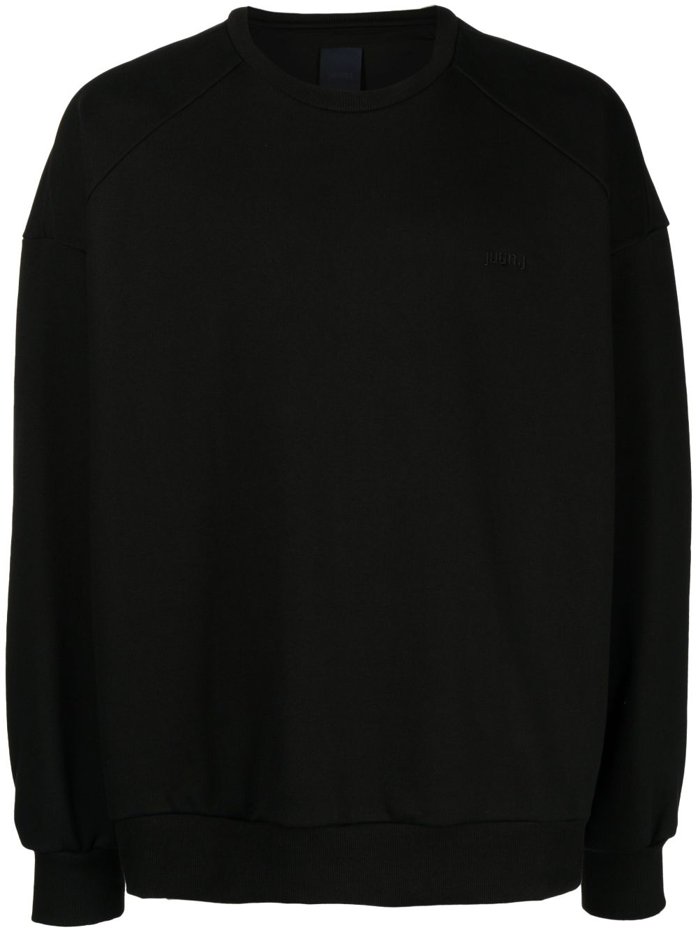 Juun.J photograph-print cotton sweatshirt - Black von Juun.J