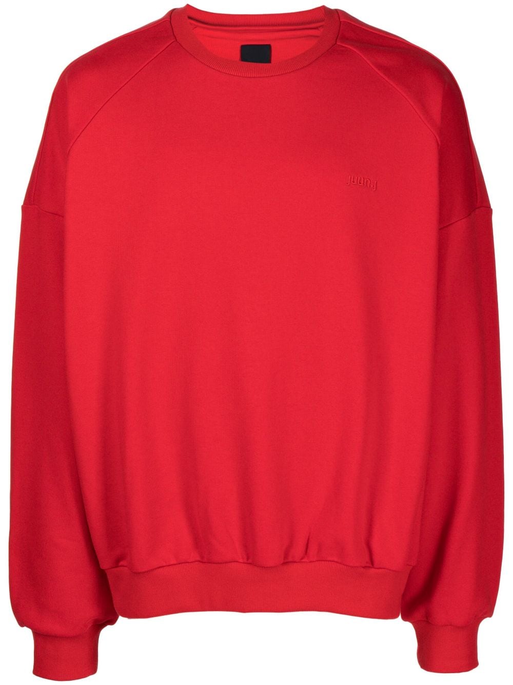 Juun.J photograph-print cotton sweatshirt - Red von Juun.J