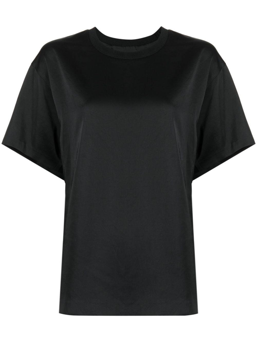 Juun.J round-neck short-sleeve T-shirt - Black von Juun.J