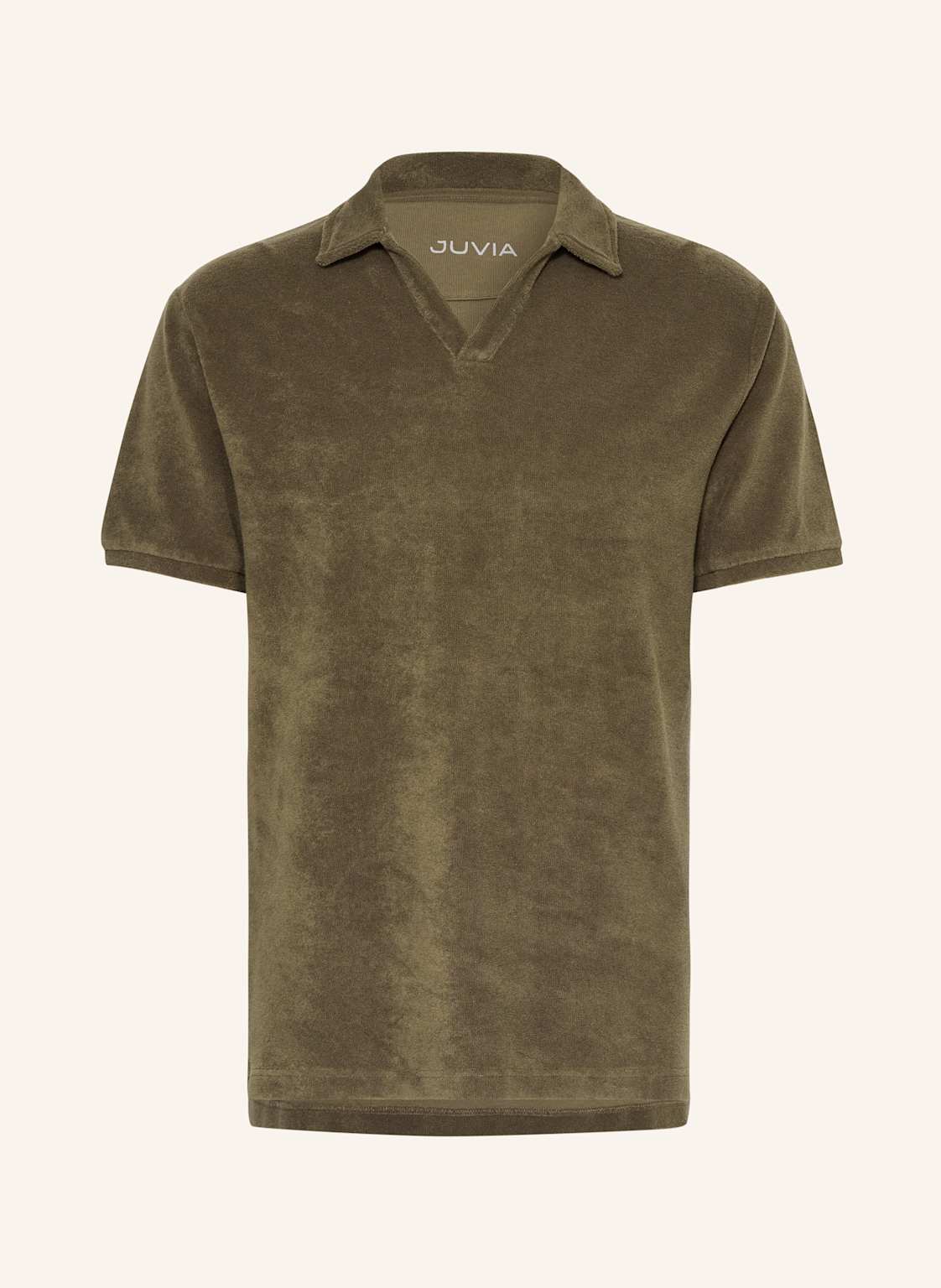 Juvia Frottee-Poloshirt gruen Juvia Frottee-Poloshirt gruen von Juvia