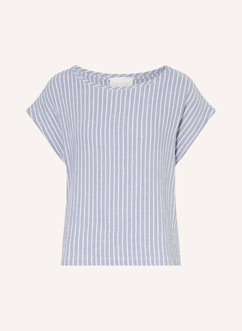 Juvia T-Shirt Tara Aus Musselin blau von Juvia