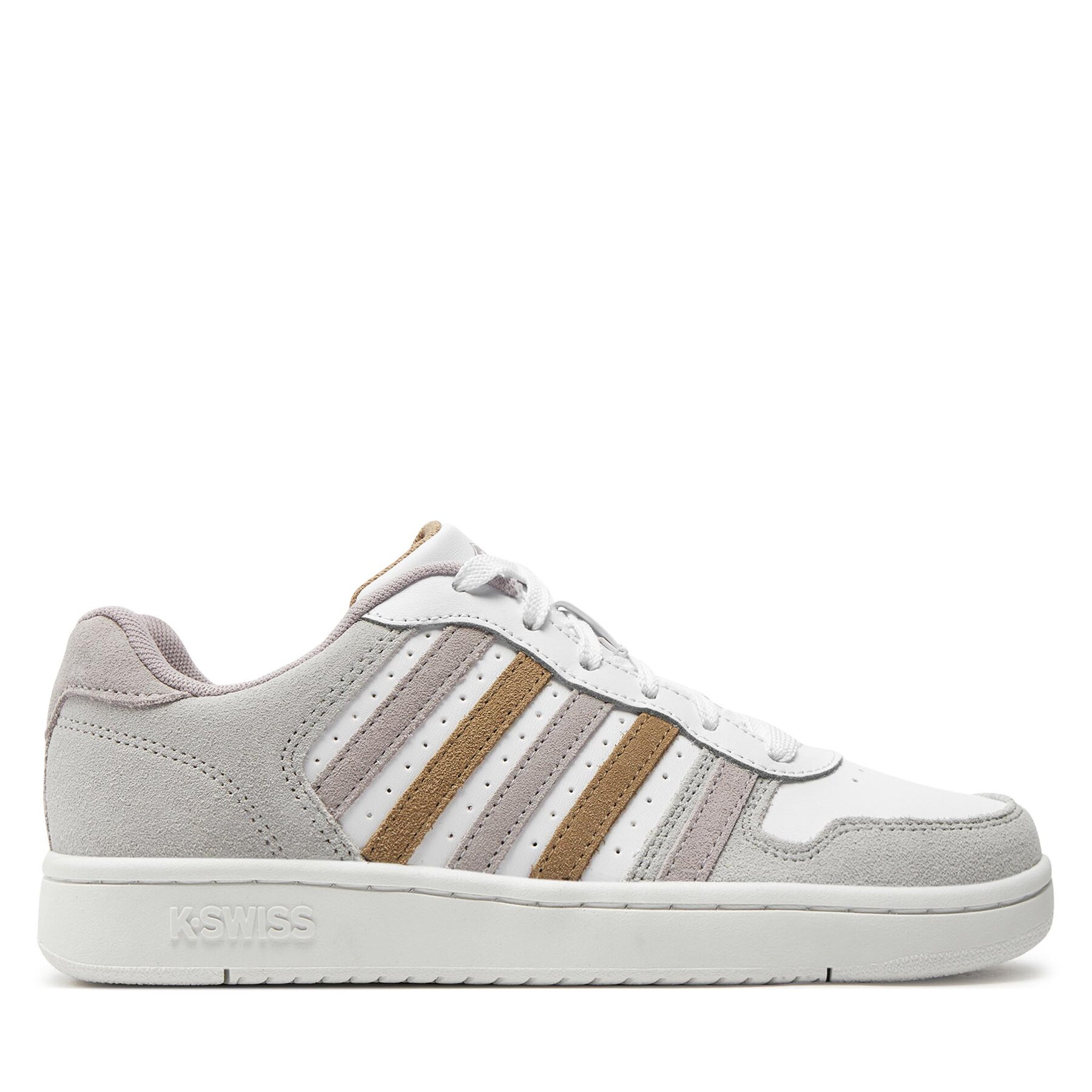 Sneakers K-Swiss Court Palisades 96931-181-M White/Ashes Of Roses/Cornstalk 181 von K-SWISS