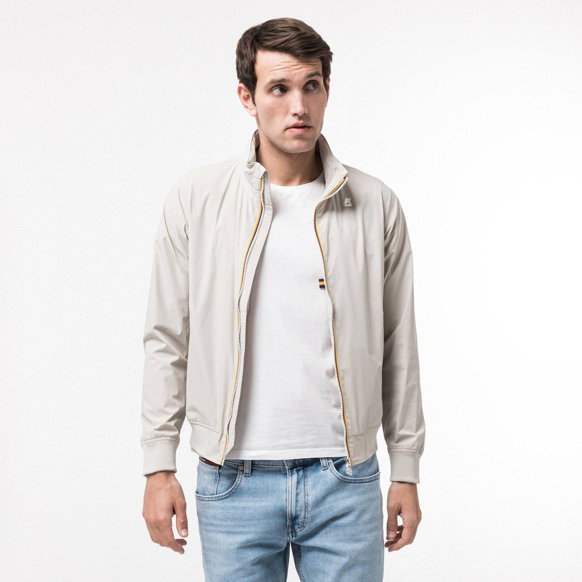 Anorak Herren Beige M von K-WAY