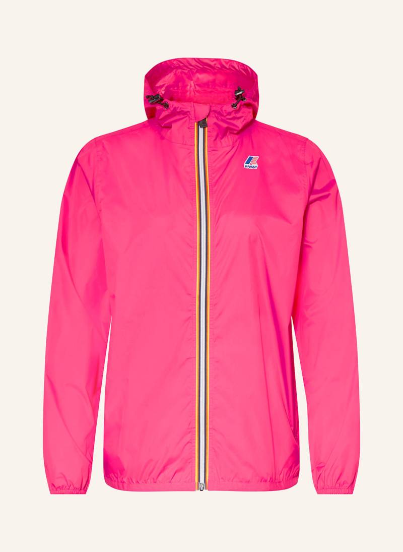 K-Way Regenjacke Claude pink von K-way