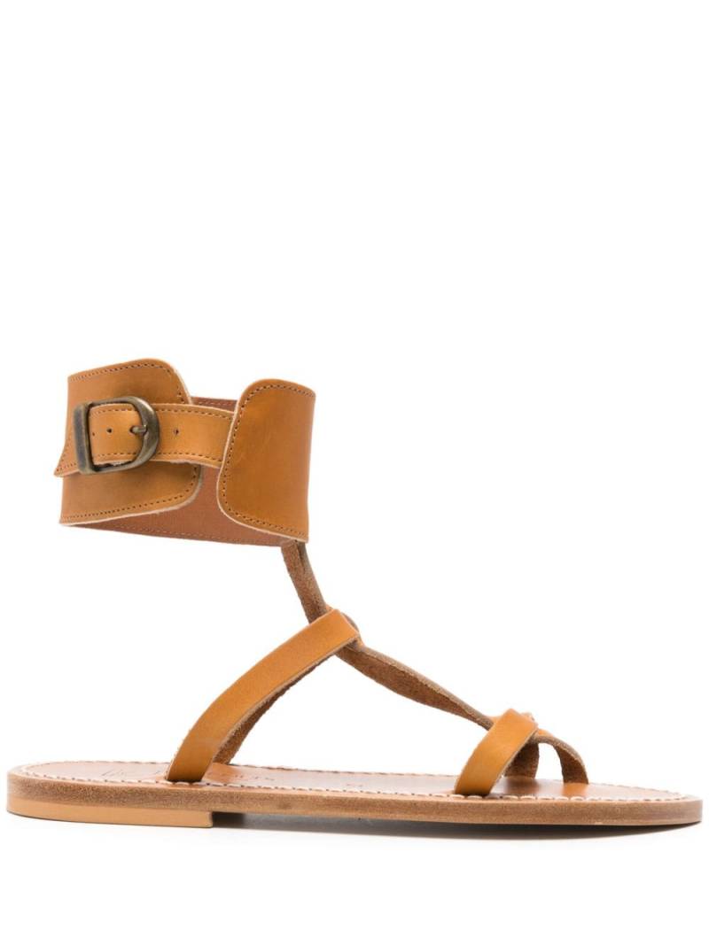 K. Jacques Caravelle leather sandals - Neutrals von K. Jacques