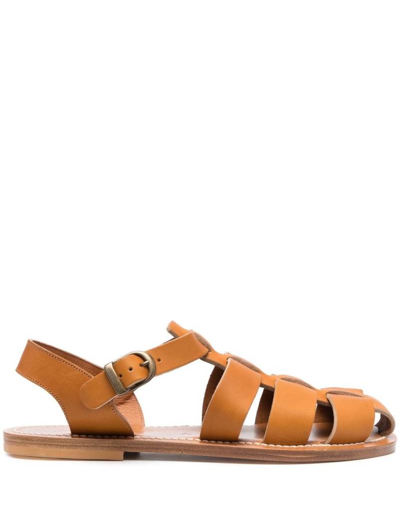 K. Jacques caged-design calf-leather sandals - Brown von K. Jacques