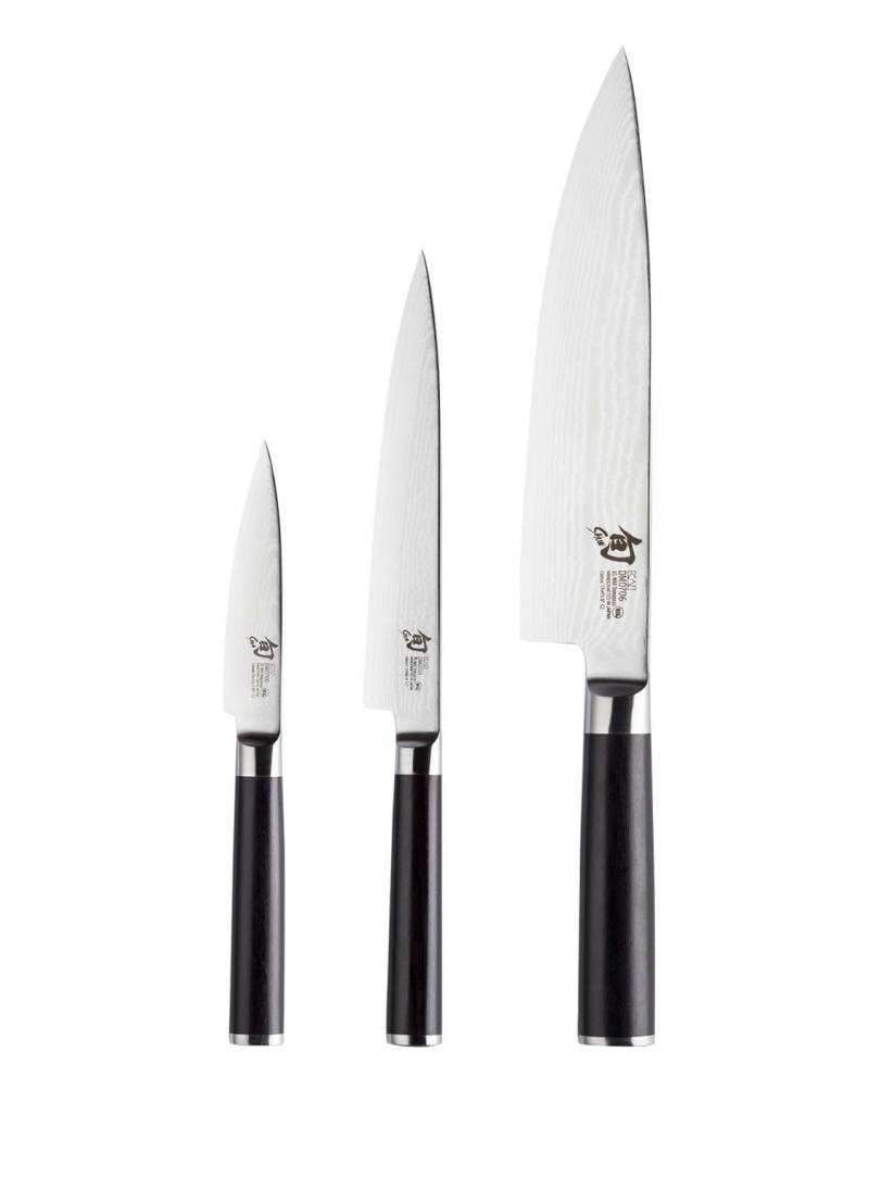 Kai 3-Tlg. Messer-Set schwarz von KAI