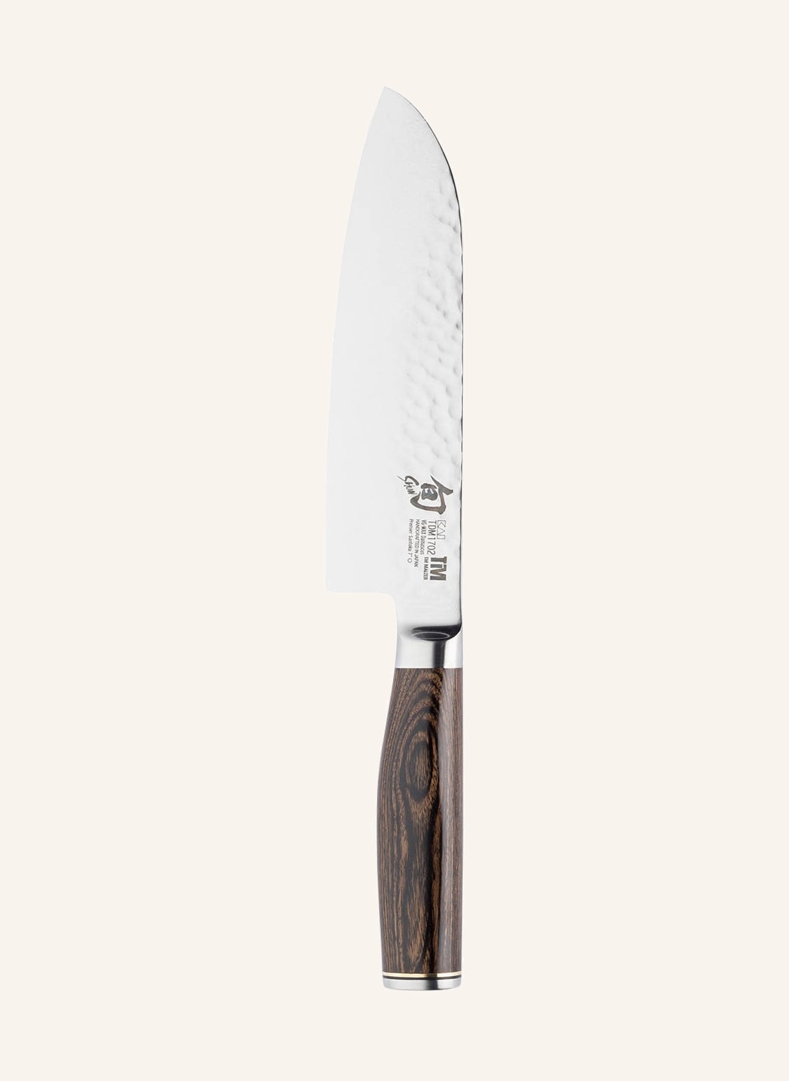 Kai Messer Santoku Tdm-1702 braun von KAI