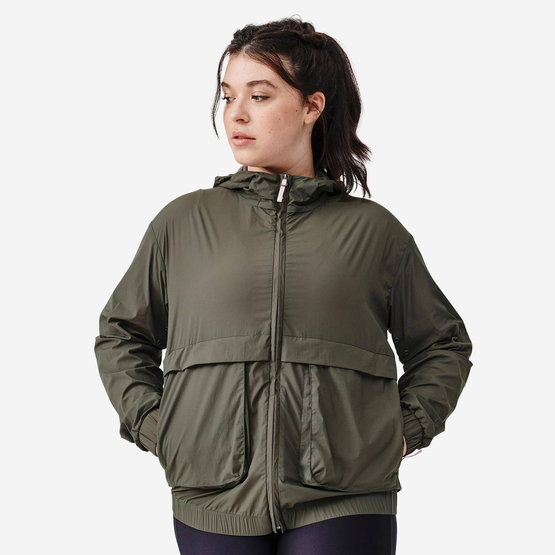 Windjacke - Run 500 Damen Mittelblau 36 von KALENJI