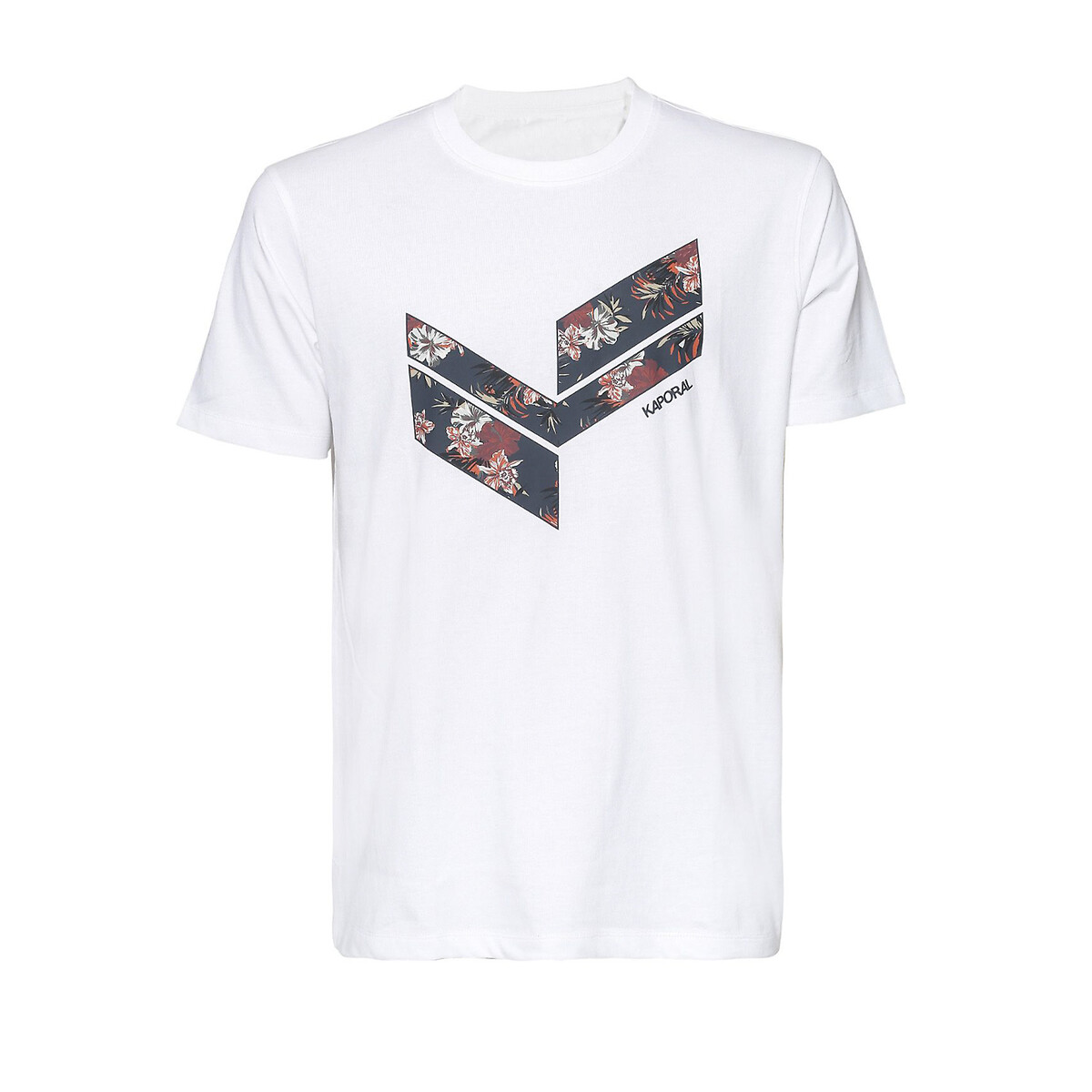 T-Shirt mit rundem Ausschnitt und Print von KAPORAL