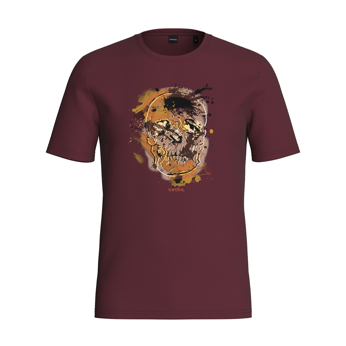 T-Shirt mit rundem Ausschnitt und Print von KAPORAL