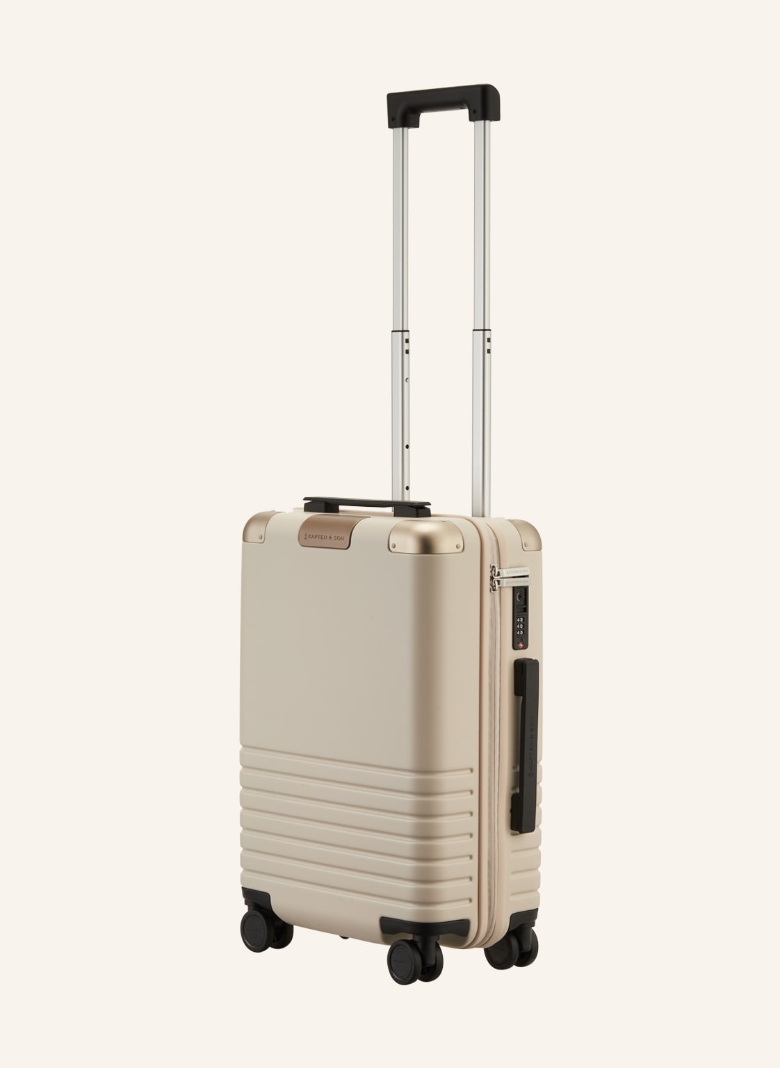 Kapten & Son Trolley Heathrow Cabin beige von KAPTEN & SON