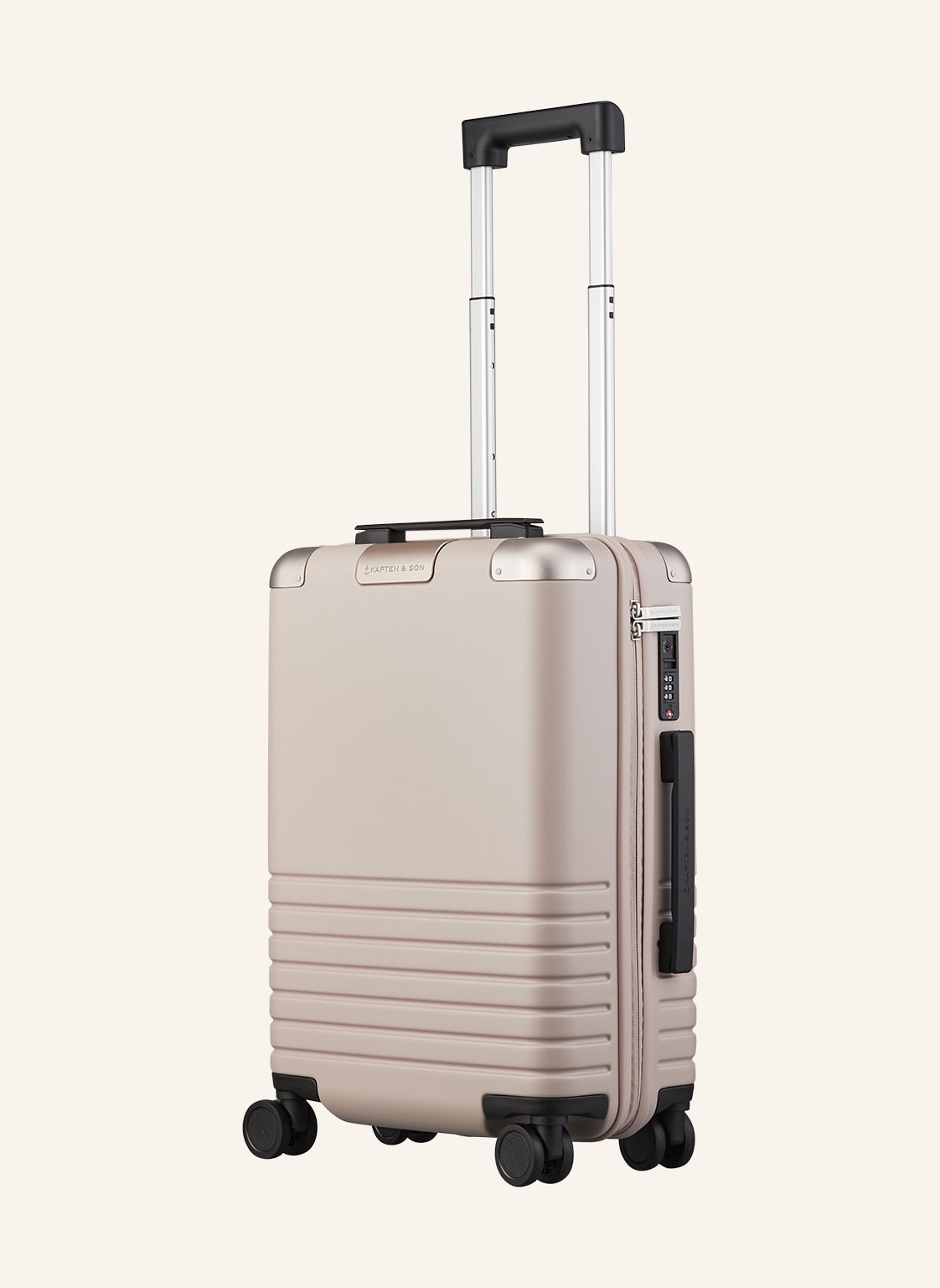 Kapten & Son Trolley Heathrow Cabin beige von KAPTEN & SON