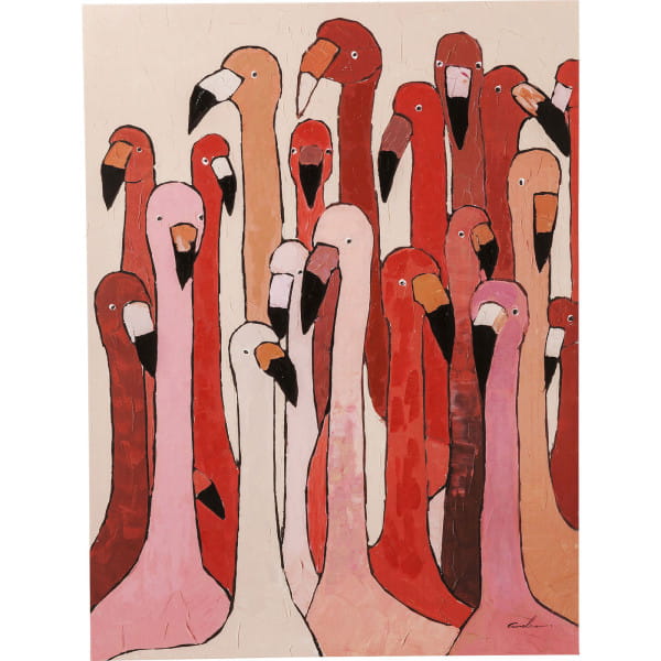 Bild Touched Flamingo Meeting 120x90cm von KARE DESIGN