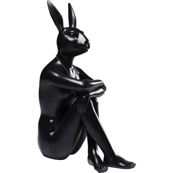 Deko Figur Gangster Rabbit Schwarz von KARE DESIGN