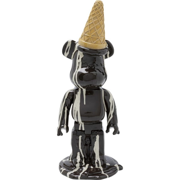 Deko Figur Gelato Bear schwarz von KARE DESIGN