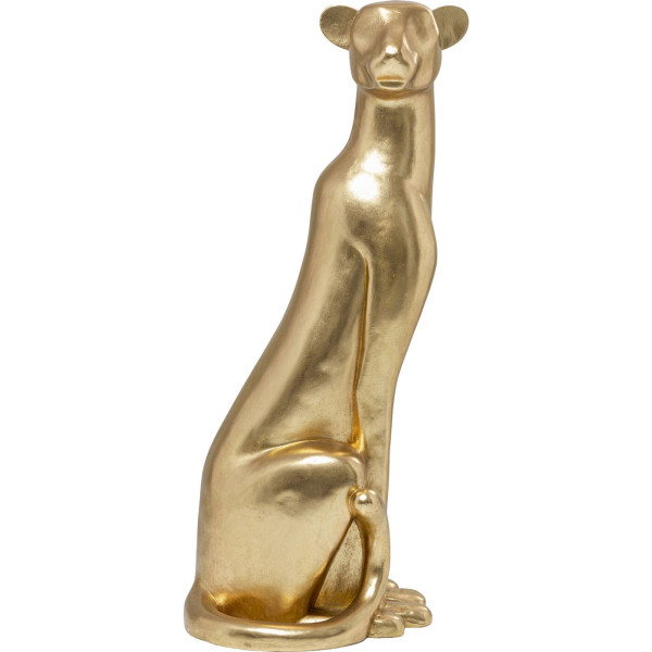 Deko Figur Sitting Leopard gold 150 von KARE DESIGN