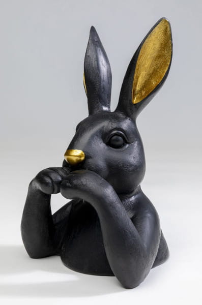 Deko Figur Sweet Rabbit schwarz 23 von KARE DESIGN