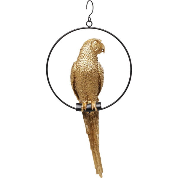 Deko Objekt Swinging Parrot Gold von KARE DESIGN