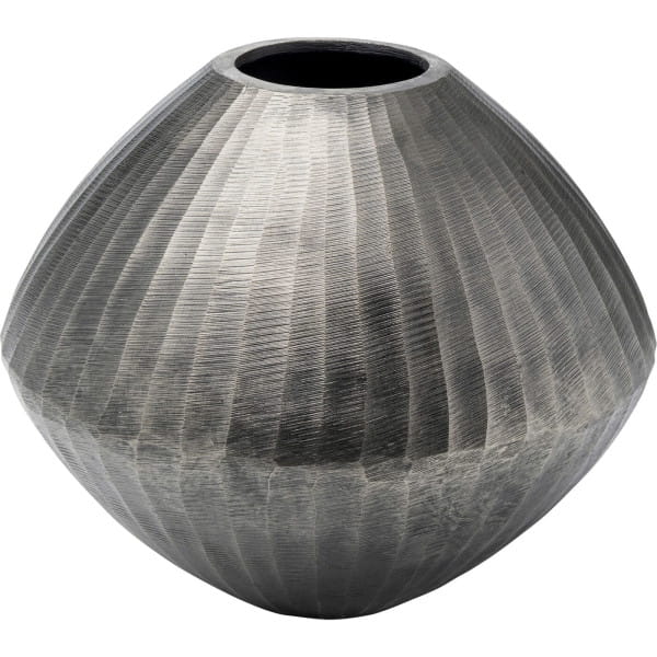 Deko Vase Sacramento Carving silber Antik 30 von KARE DESIGN