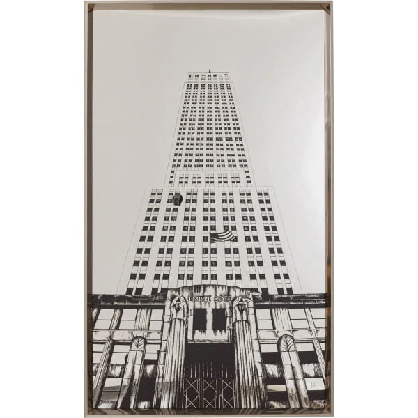 Gerahmtes Bild Empire State Mirror 77x130 von KARE DESIGN