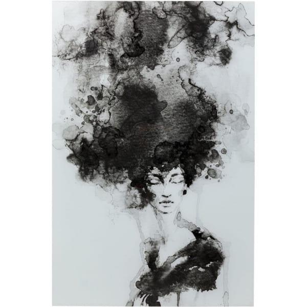 Glasbild Smokey Hair 100x150 von KARE DESIGN