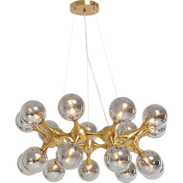 Hängeleuchte Atomic Balls Brass rund 74 von KARE DESIGN