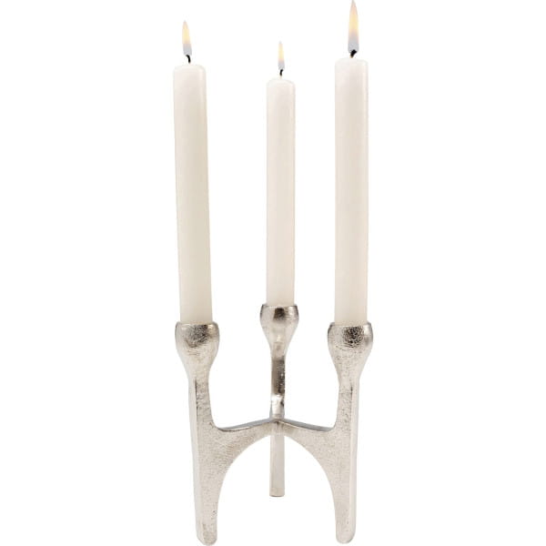 Kerzenständer Stacky silber 15 von KARE DESIGN