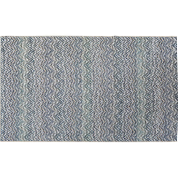 Outdoor Teppich Zigzag blau 160x230 von KARE DESIGN