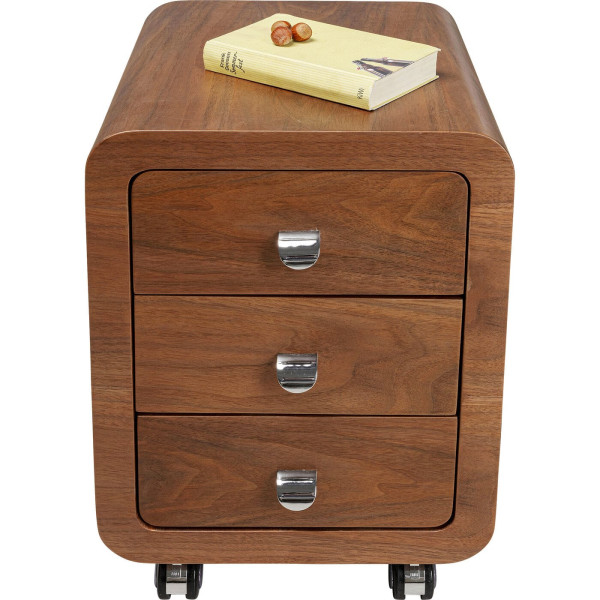 Rollcontainer Club Walnut von KARE DESIGN