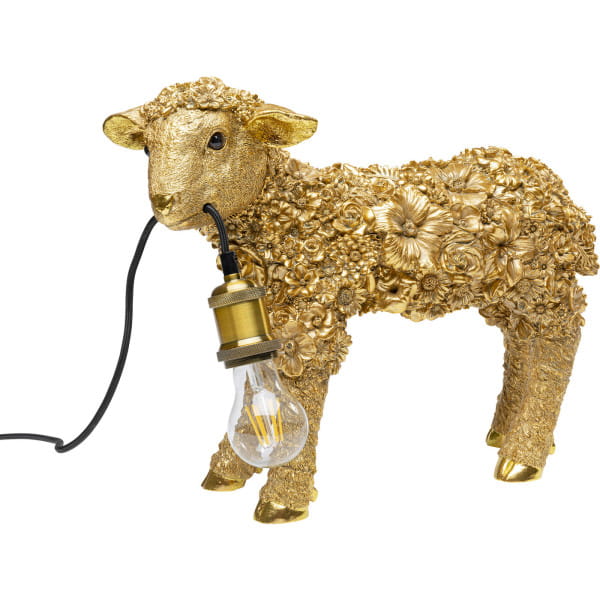 Tischleuchte Animal Flower Sheep gold 36 von KARE DESIGN