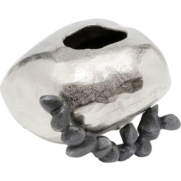 Vase Art Stones silber 21 von KARE DESIGN