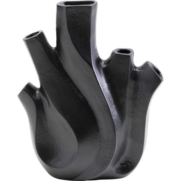 Vase Flame schwarz 25 von KARE DESIGN