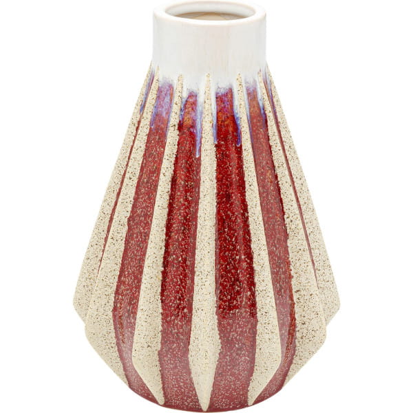 Vase Tic Tac rot 24 von KARE DESIGN