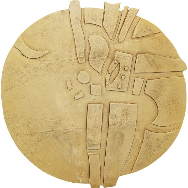 Wandobjekt Kala Antique gold rund 60 von KARE DESIGN