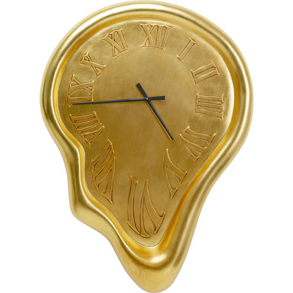 Wanduhr Big Drop gold 92x127 von KARE DESIGN