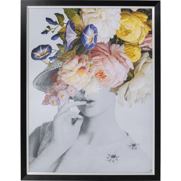 Bild Frame Flower Lady Pastell 152x117cm von KARE DESIGN