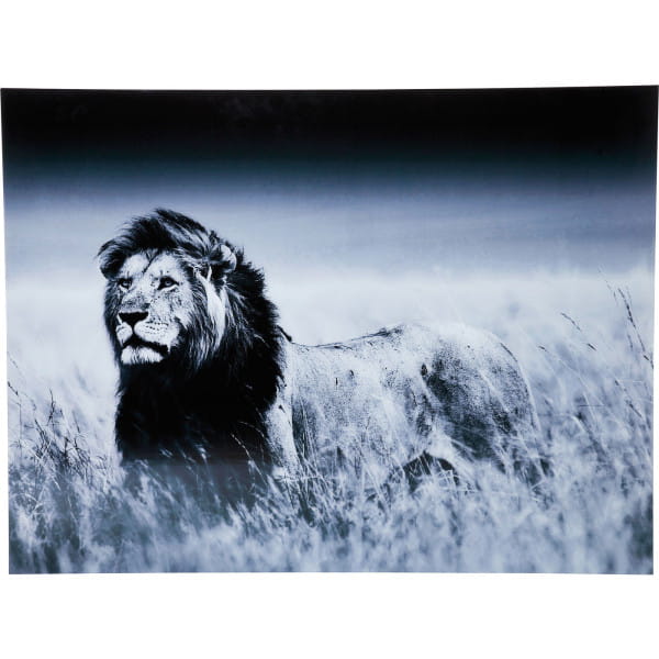 Bild Glas Lion King Standing 120x160cm von KARE DESIGN
