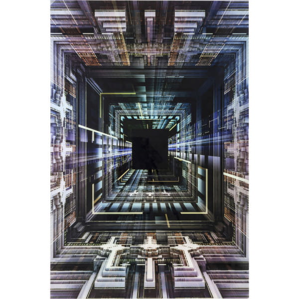 Bild Glas Science Fiction 120x180cm von KARE DESIGN