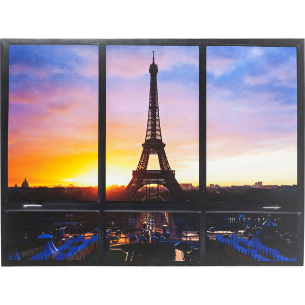 Bild Window Eiffel Tower 95x113cm von KARE DESIGN