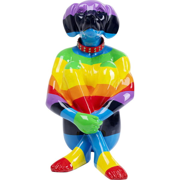 Deko Objekt Sitting Dog Rainbow 80 von KARE DESIGN