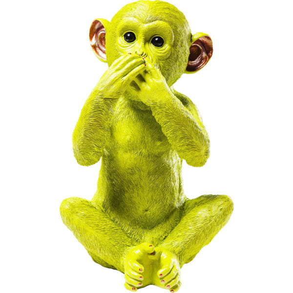 Spardose Monkey Iwazaru Lime von KARE DESIGN