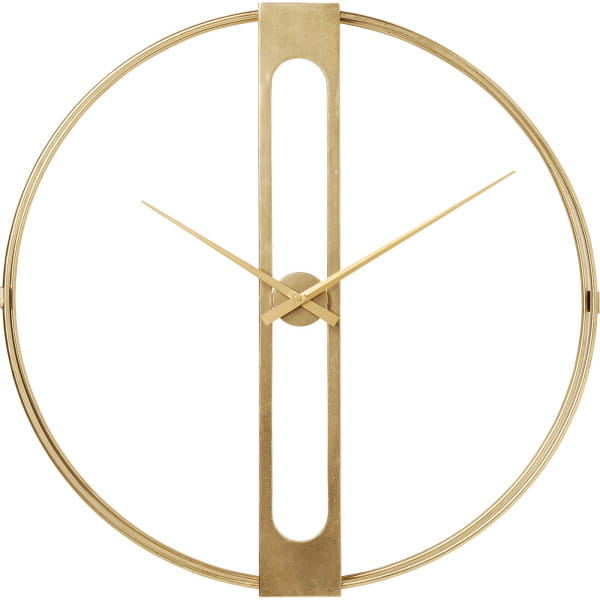 Wanduhr Clip Gold Ø107cm von KARE DESIGN