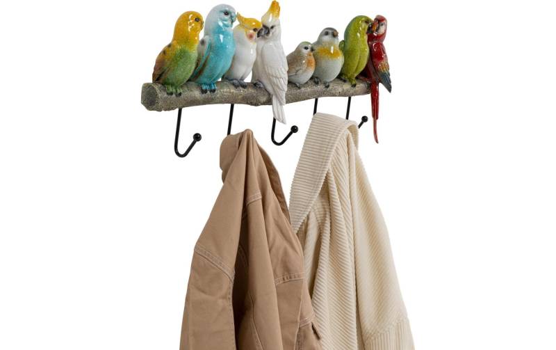 Kare Design Garderobenleiste »Exotic Birds 5 Haken, Mehrfarbig« von KARE DESIGN